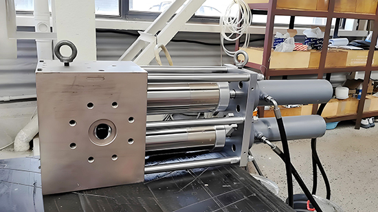 雙柱液壓換網(wǎng)器